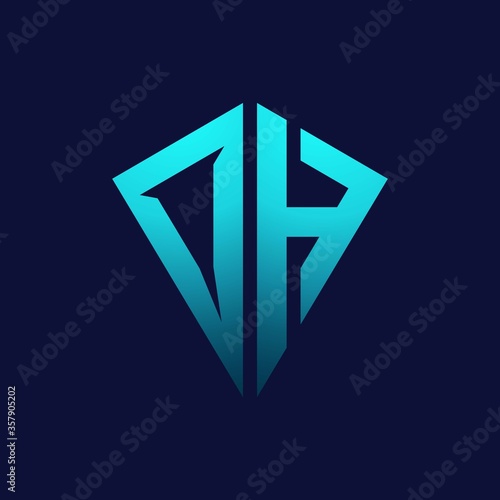 OH initial logo monogram designs modern templates