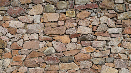 red stone wall textured background 