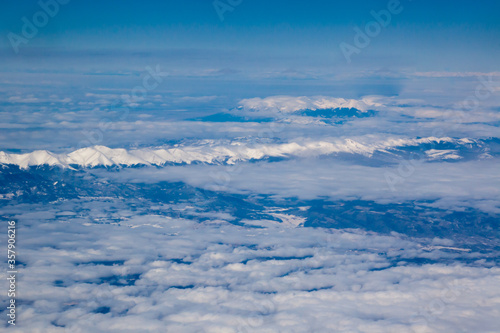 Landscape from flying