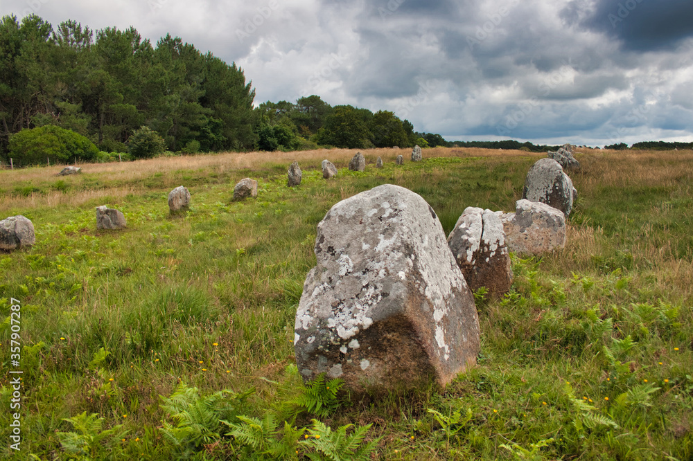 Menhiry w Carnac, Francja