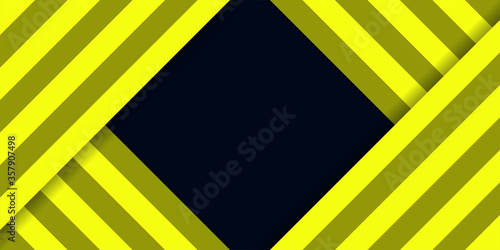 Abstract black with yellow geometric luxury background design