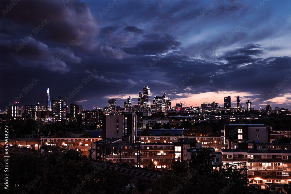 London Skyline at Night