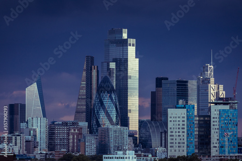 London Skyline in the Evening © Levente