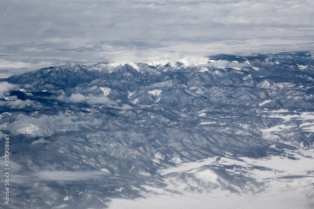 Obraz premium Landscape from flying