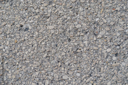 Road texture made of cement
