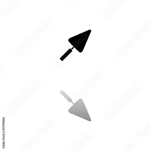 Trowel icon flat