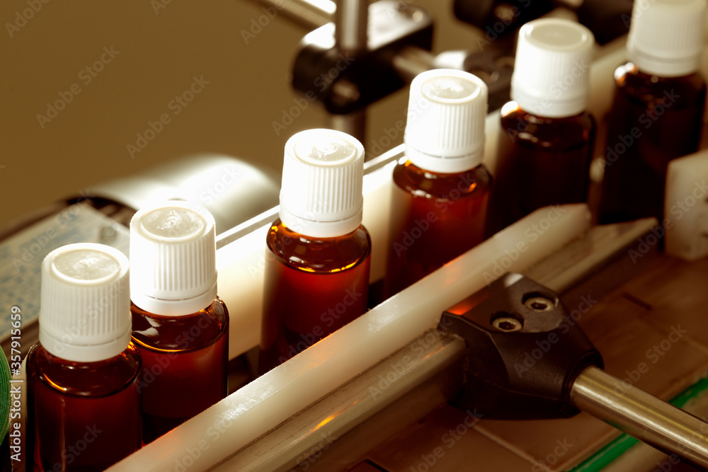 custom made wallpaper toronto digitalPharmacological sterile bottles on the dispensing line