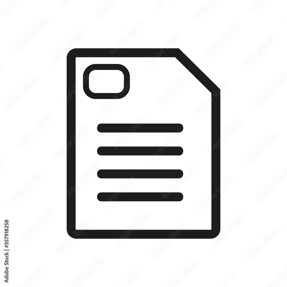 document icon. document vector design document icon. document vector design