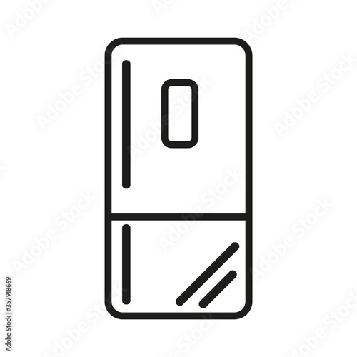 fridge icon. fridge vector design