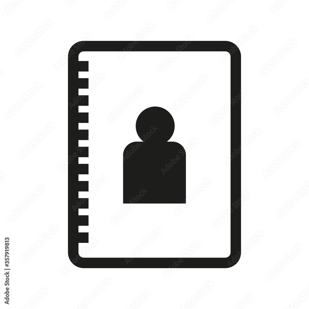 phone book icon. phone book vector design phone book icon. phone book vector design