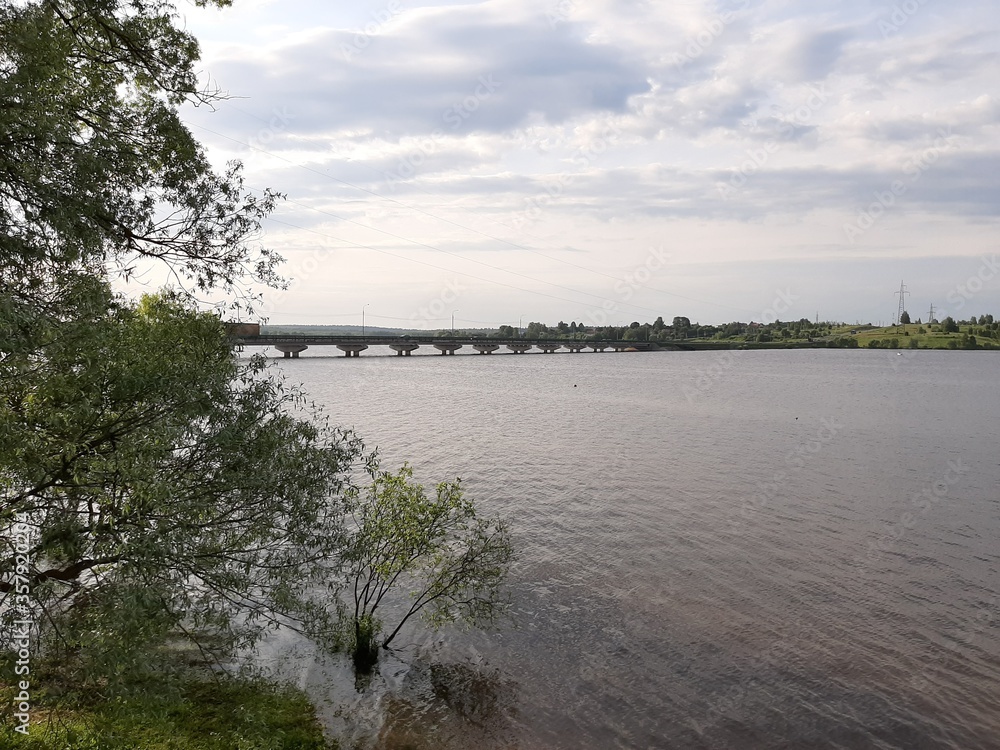 bridge over river