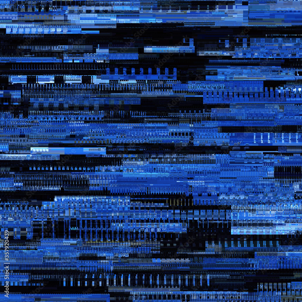Blue glitch texture Blue glitch texture
