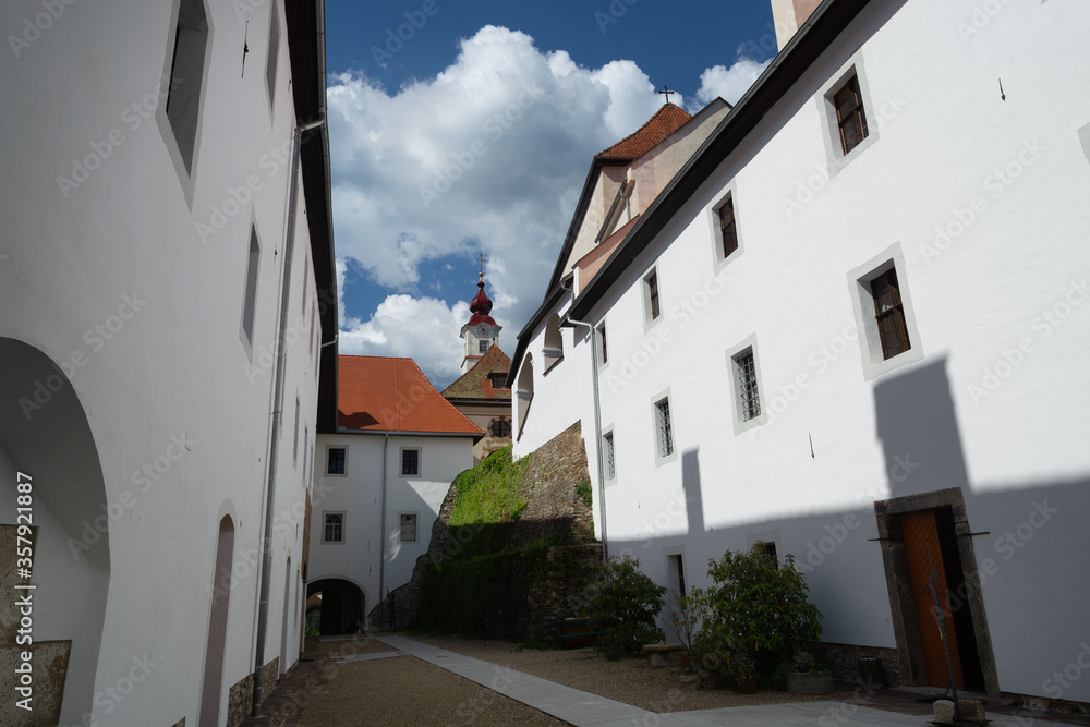 Impressions of Festenburg Castle in Styria along the castle road, austria