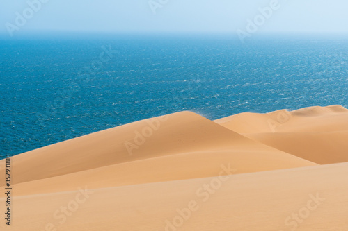 Sand dunes at Sandwich Harbour  Namibia