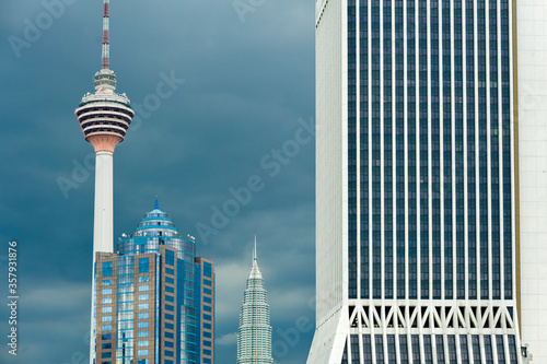 Photography skyscrapers in Kuala Lumpur