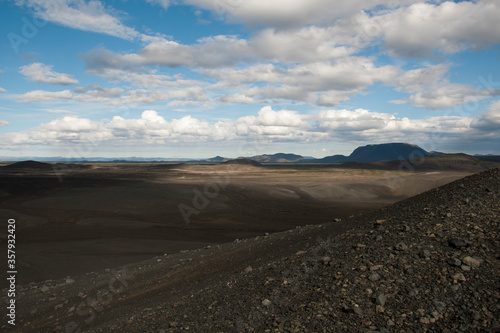 scenic view at volcano rim iceland © Christine