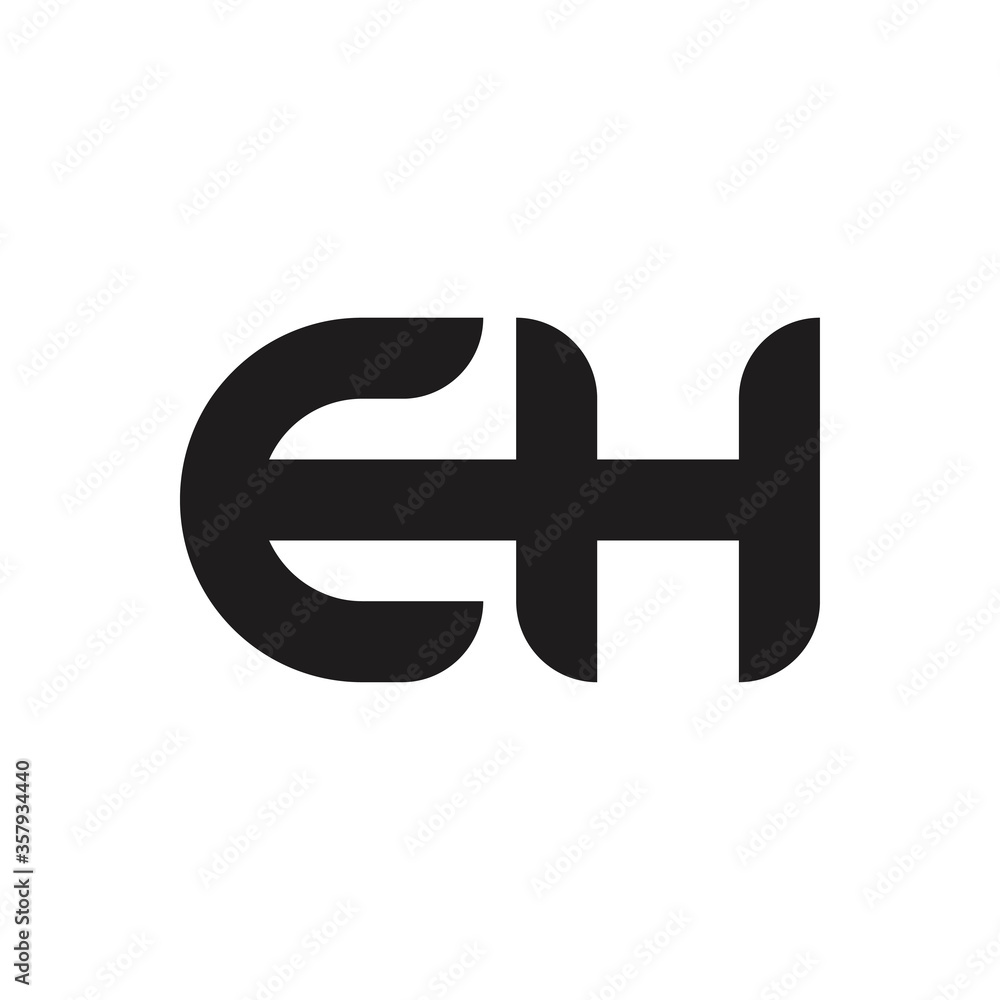 EH Letter Logo Design With Simple style EH Letter Logo Design With Simple style