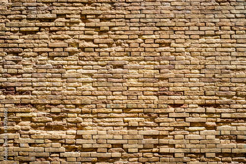 
Old brick texture in an old train station
