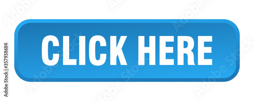 click here button. click here square 3d push button
