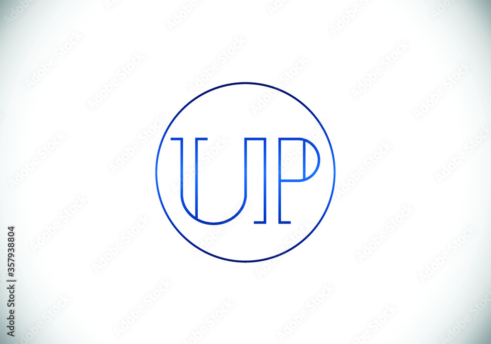 Initial Monogram Letter U P Logo Design Vector Template. UP Letter Logo Design
Initial Monogram Letter U P Logo Design Vector Template. UP Letter Logo Design