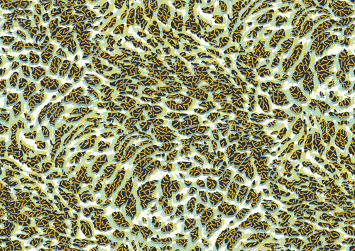 Bold abstracted leopard skin seamless pattern design. Jaguar, leopard, cheetah, panther animal print. Seamless camouflage