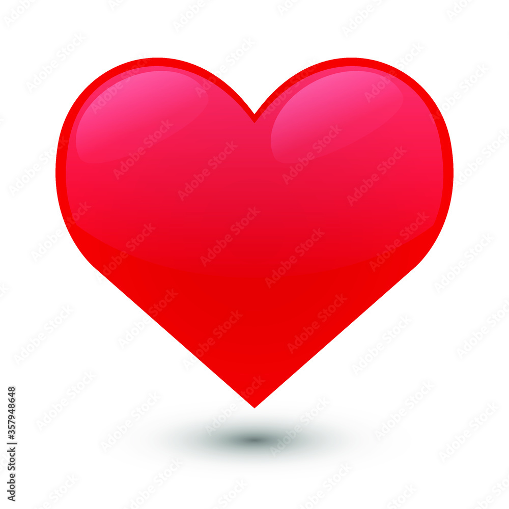Heart Love Emoji Icon Object. Symbol Gradient Vector Art Design Cartoon Isolated Background. Heart Love Emoji Icon Object. Symbol Gradient Vector Art Design Cartoon Isolated Background.