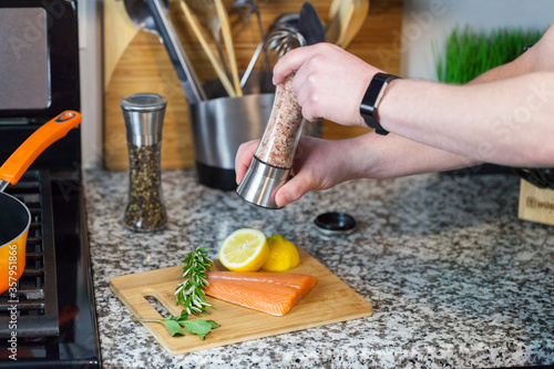 Salmon Prep | Home Cooking