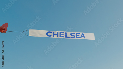 Chelsea Plane Banner Message UK City
