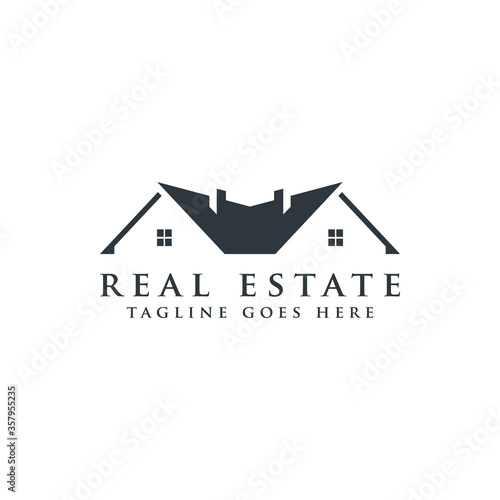 Real estate logo design template