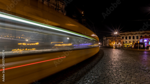 Light streak tram