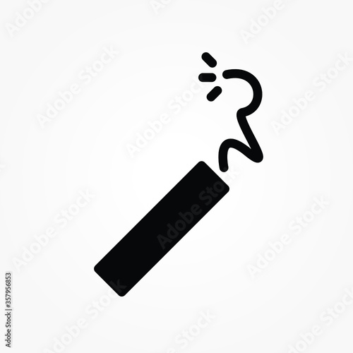 Dynamite icon line style vector
