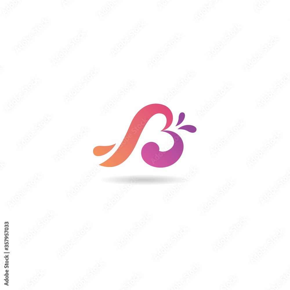 initial b logo design icon, vector, element, template initial b logo design icon, vector, element, template