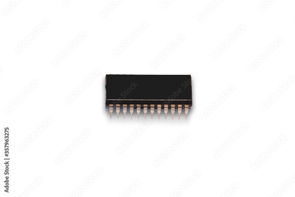 Microcontroller on white Background, clean Microcontroller on white Background, clean