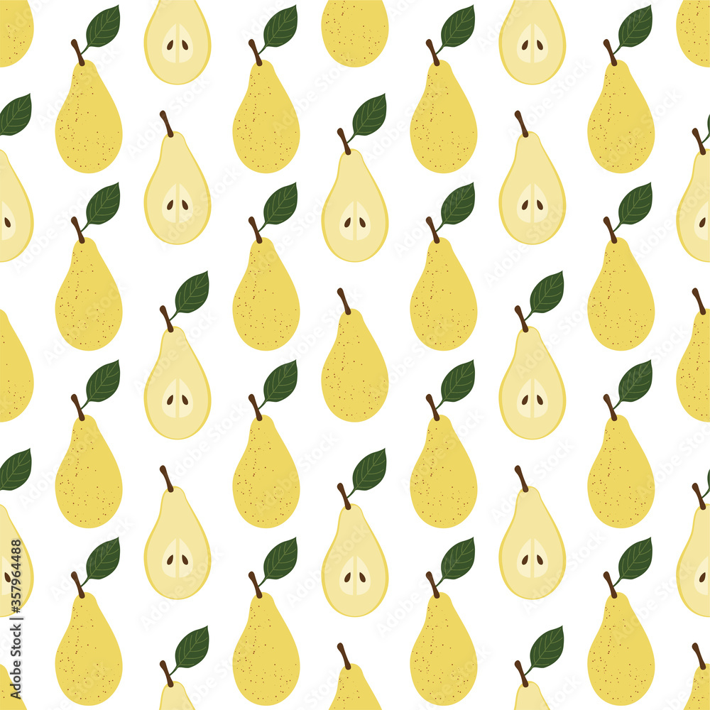 Pear. Vector Patterns Pear. Vector Patterns