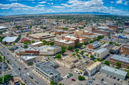 Fototapeta Naklejka Na Ścianę i Meble -  Downtown Pueblo, Colorado during Summer