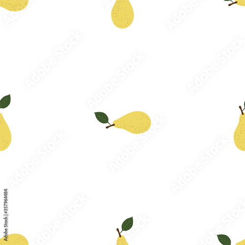 Pear.  Vector Patterns