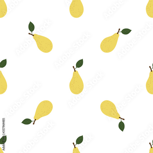 Pear.  Vector Patterns