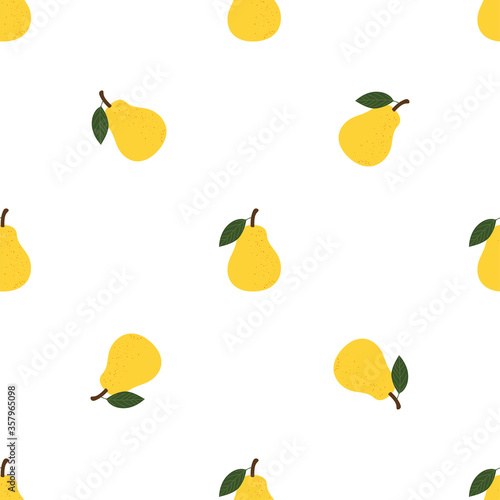 Pear.  Vector Patterns
