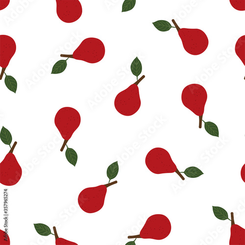 Pear.  Vector Patterns