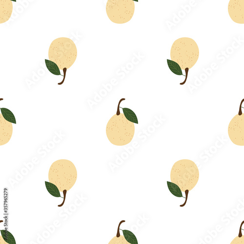 Pear.  Vector Patterns
