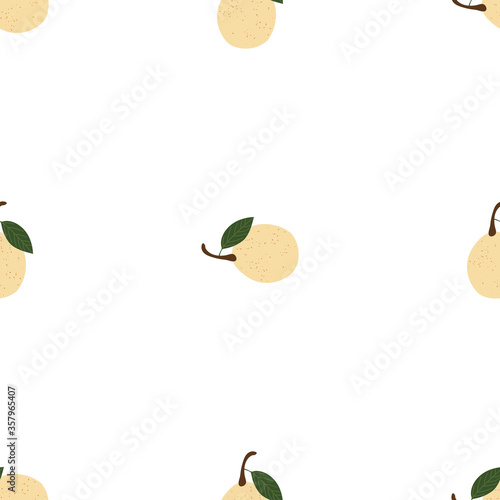 Pear.  Vector Patterns