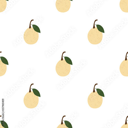 Pear.  Vector Patterns