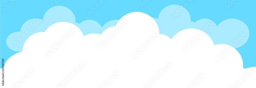 summer cumulonimbus clouds and blue sky background. image vector summer cumulonimbus clouds and blue sky background. image vector