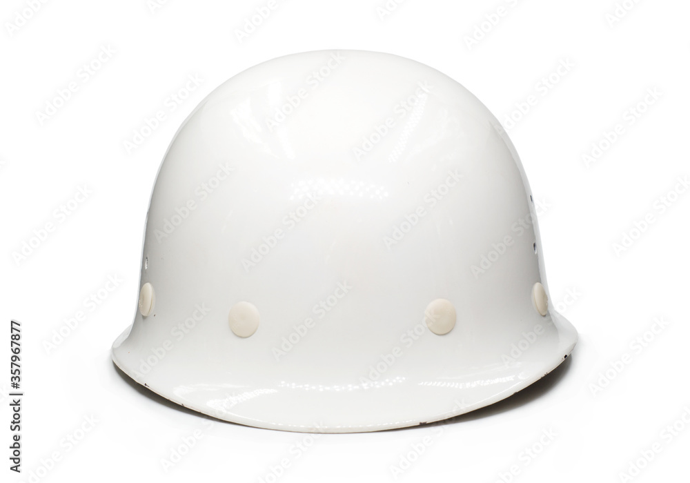 Fototapeta premium safety helmet isolated on white