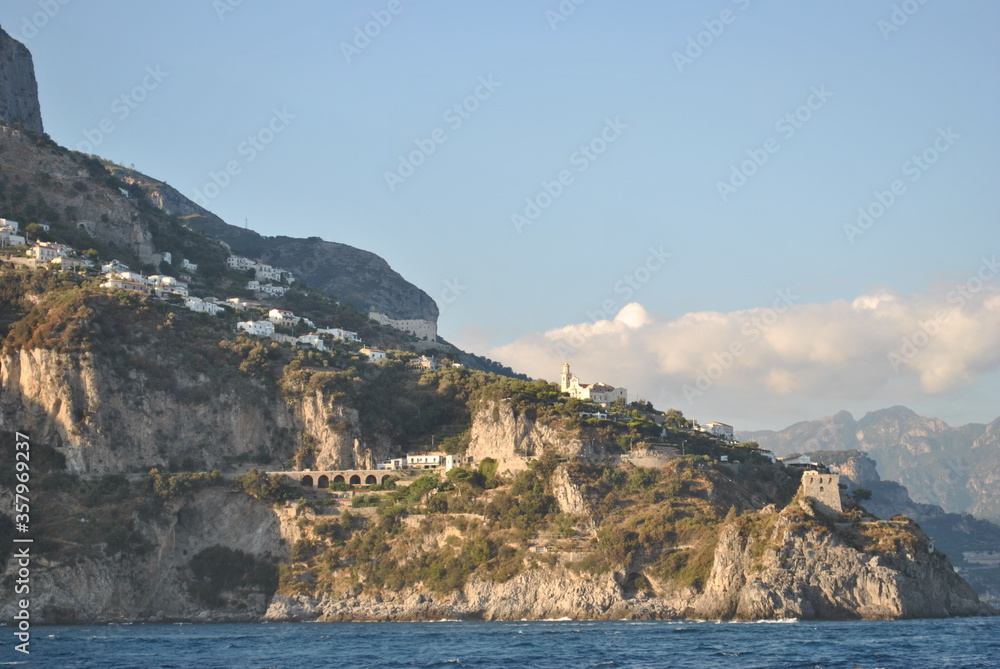 View on the Boat in Cinque terre