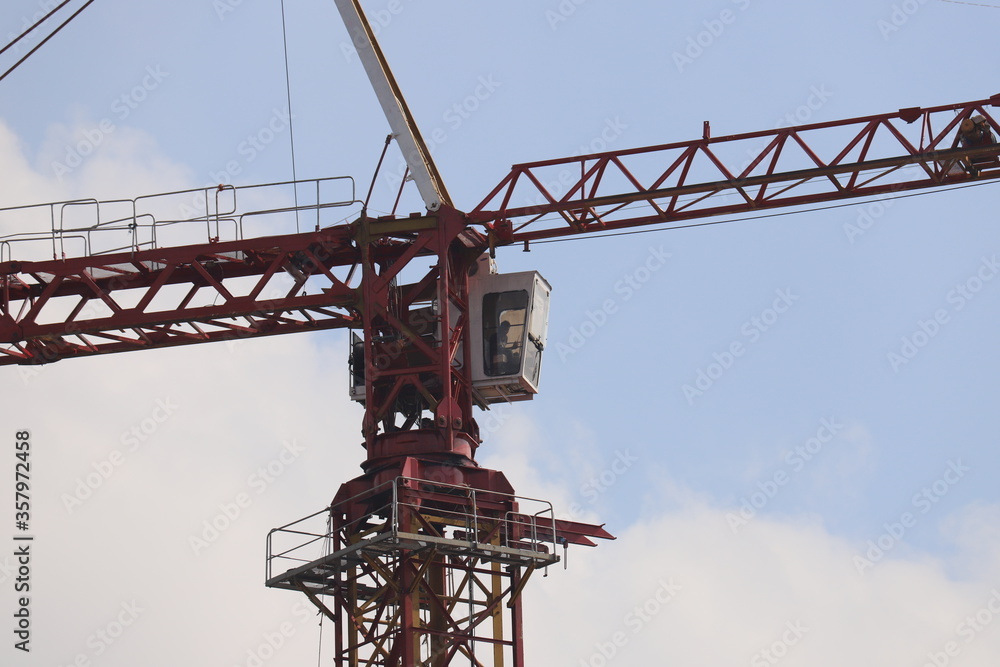 crane on a construction site