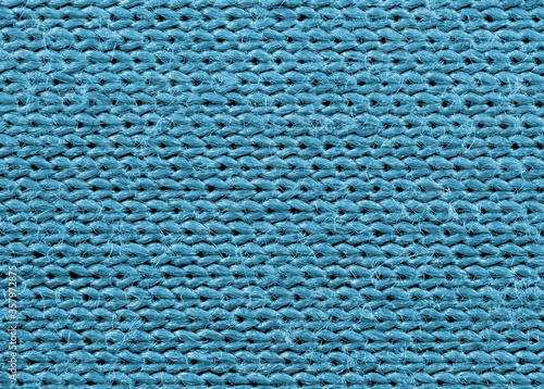 Macro Photo of Blue Satin Fabric Texture for Background