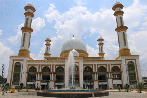 mosque in Kisaran Indonesia photo