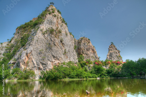 Views at Snake Hill Park in Ratchaburi, Thailand