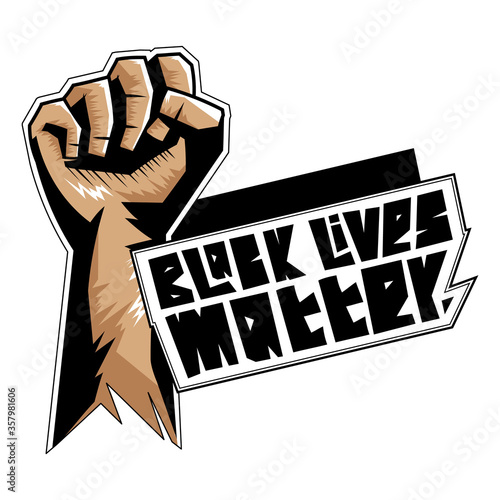 Black lives matter illustration t-shirt design